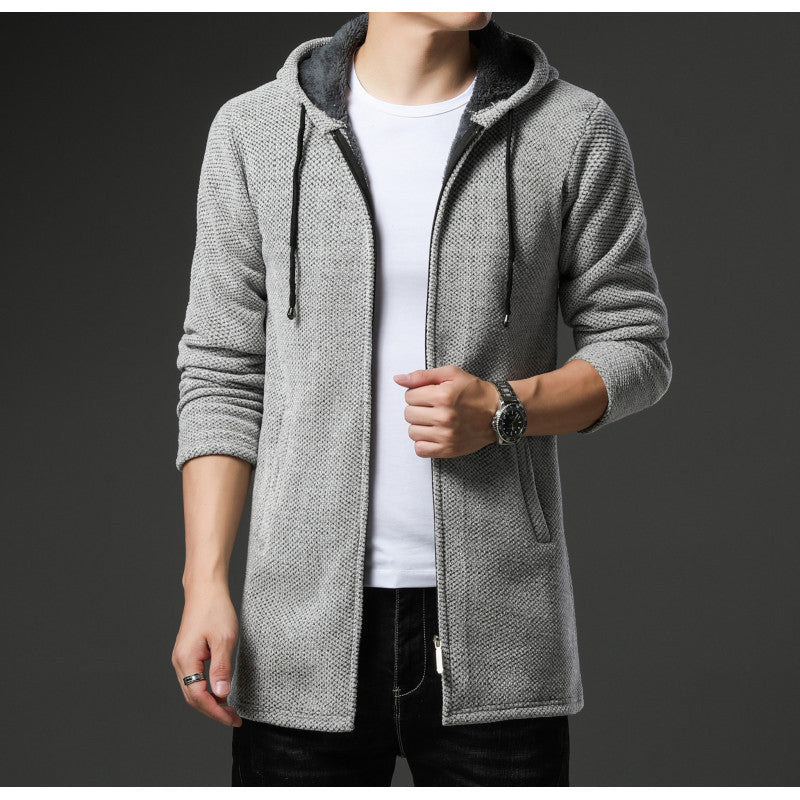 Herren urbane Freizeitjacke mit Kapuze Aliams
