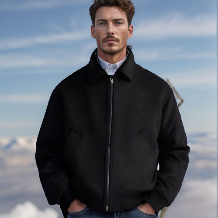 Herren Fleecejacke im sportlichen Stil mit praktischem Reißverschluss und seitlichen Taschen Aliams