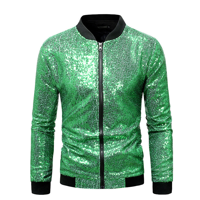 Herren Sportlicher Funktionsblazer mit Pailletten Aliams