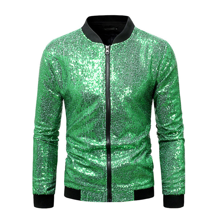 Herren Sportlicher Funktionsblazer mit Pailletten Aliams