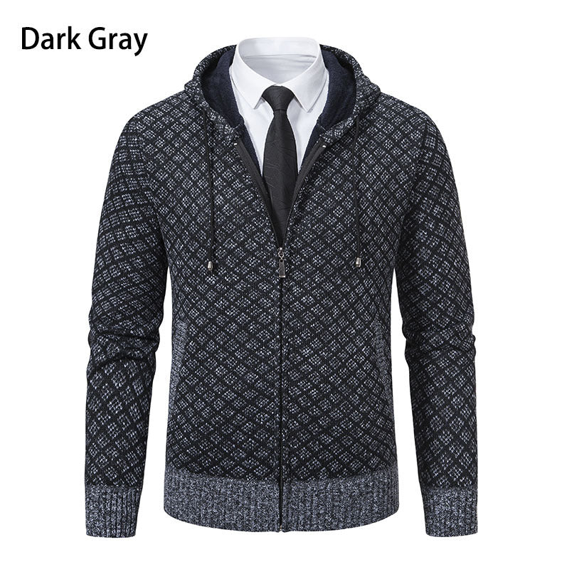 Herren Kapuzenjacke mit strukturiertem Design und eleganten Akzenten Aliams