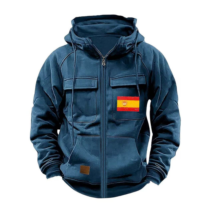 Herren funktionale Jacke mit mehreren Taschen Aliams