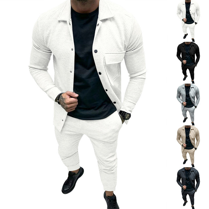Herren Freizeitanzug mit strukturiertem Design und stilvollen Details Aliams