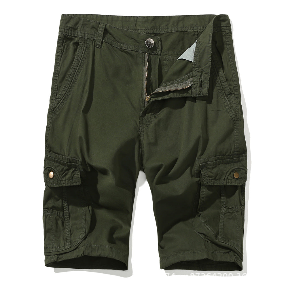 Herren funktionale Cargo-Shorts mit praktischen Seitentaschen Aliams