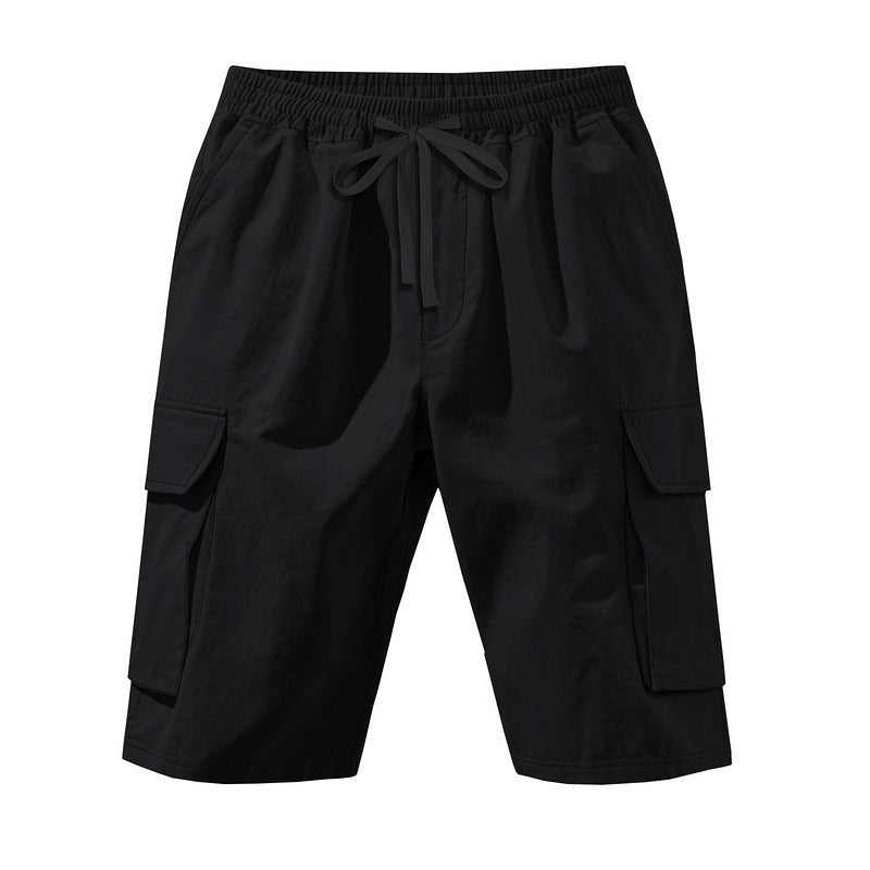 Herren Cargo-Shorts mit elastischem Bund und praktischen Seitentaschen Aliams 1754382299