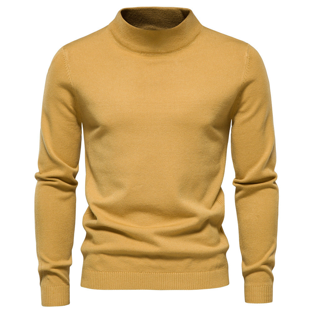 Herren Eleganter Rollkragenpullover aus hochwertiger Wolle Aliams