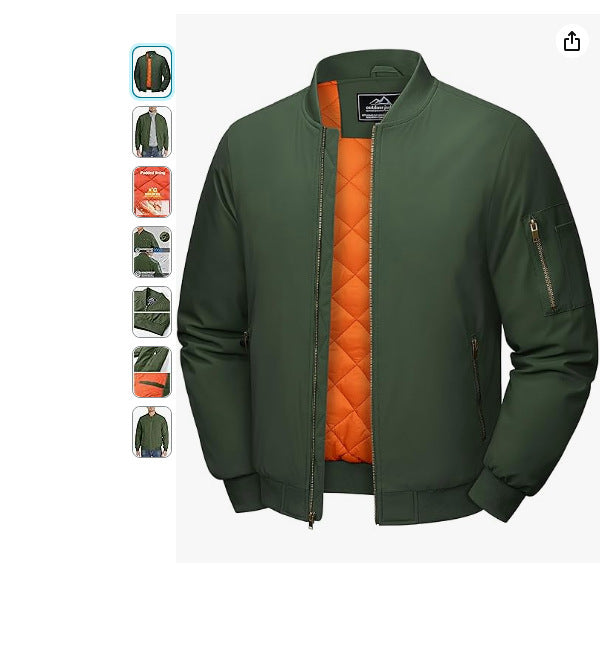 Herren bomber Jacke Aliams