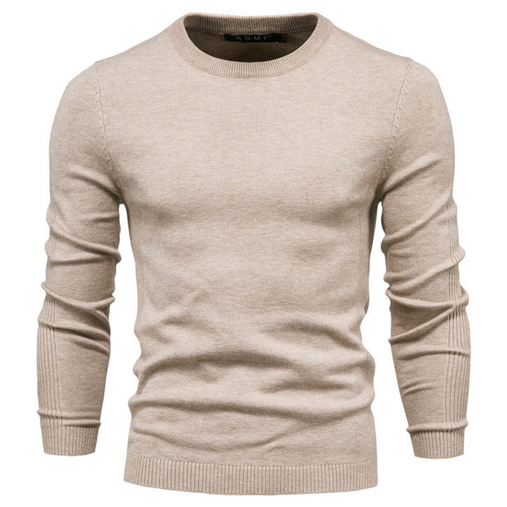 Herren Rundhals Pullover aus hochwertiger Baumwolle Aliams