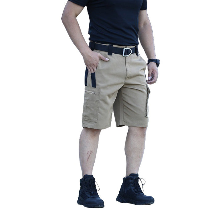 Herren cargo shorts mit praktischen seitentaschen und verstellbarem bund Aliams