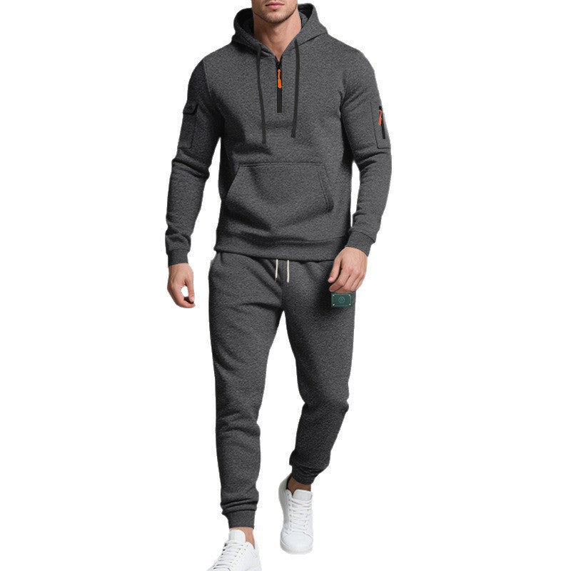 Herren Freizeit-Sweatset mit praktischen Taschen und Kordelzug Aliams