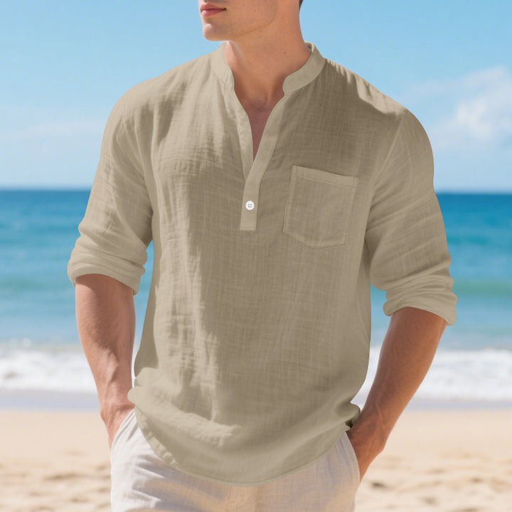 Herren Baumwollhemd Aliams