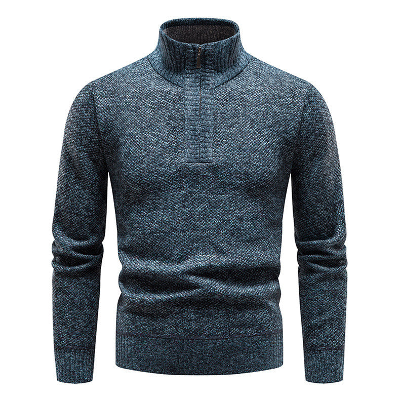 Herren Stehkragen Pullover aus hochwertigen Baumwollmix Aliams