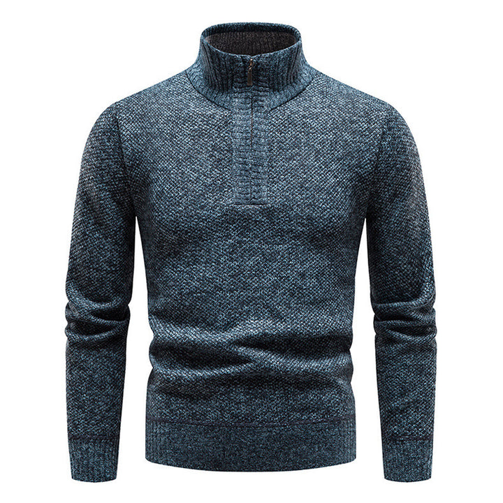 Herren Stehkragen Pullover aus hochwertigen Baumwollmix Aliams