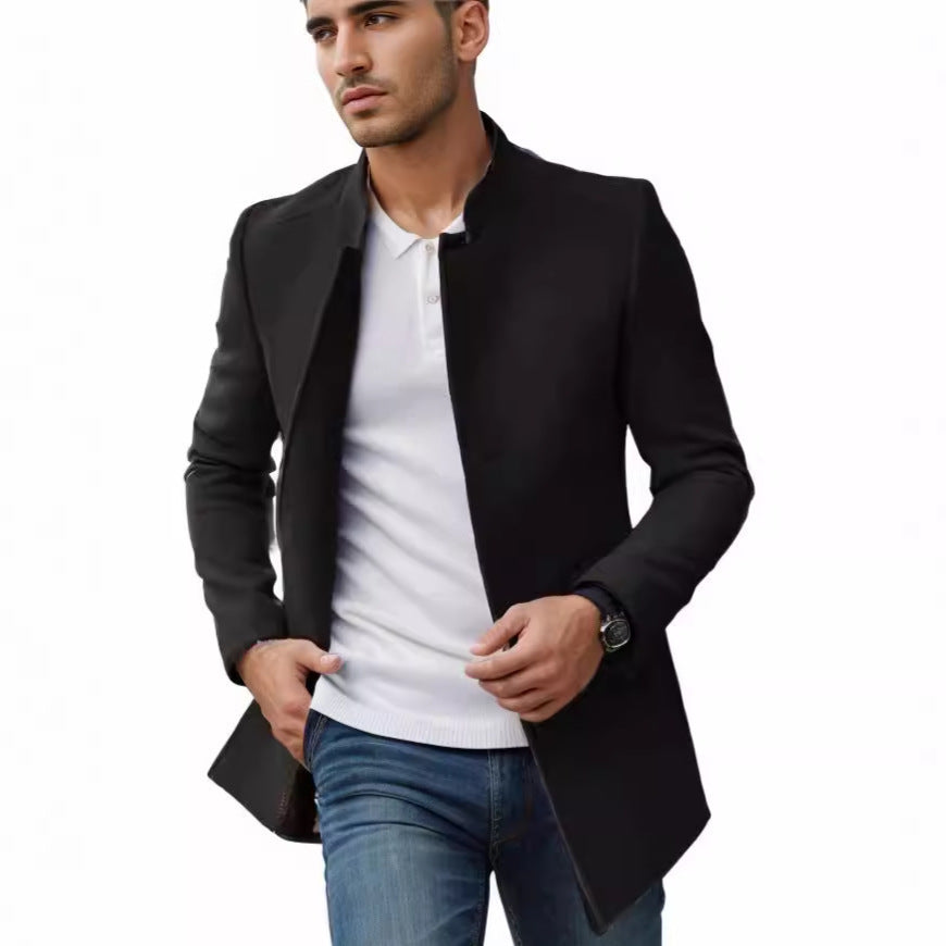 Herren eleganter Freizeitblazer mit modernem Schnitt und innovativen Details Aliams