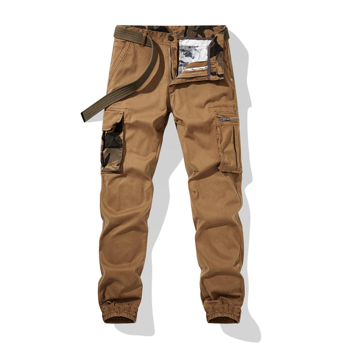 Herren bequeme Cargo-Hose mit elastischem Bund und zahlreichen praktischen Taschen Aliams