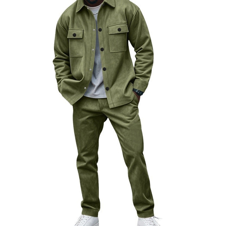 Herren sportliches Premium-Jogginganzug mit praktischen Taschen und lässiger Passform Aliams