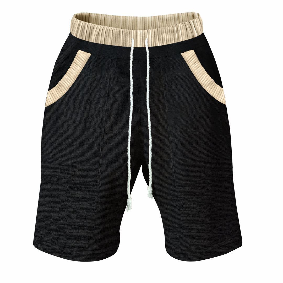 Herren Freizeit-Shorts mit elastischem Bund und praktischen Seitentaschen Aliams