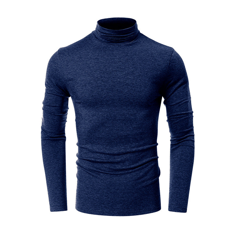 Herren Turtleneck-Shirt aus hochwertigem, elastischen Baumwollmix Aliams