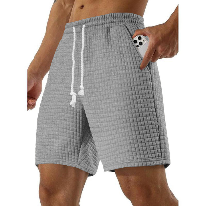Herren komfortable Shorts aus atmungsaktivem Material mit seitlichen Taschen Aliams
