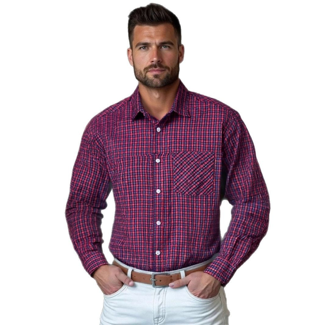 Herren Kariertes Hemd Aliams