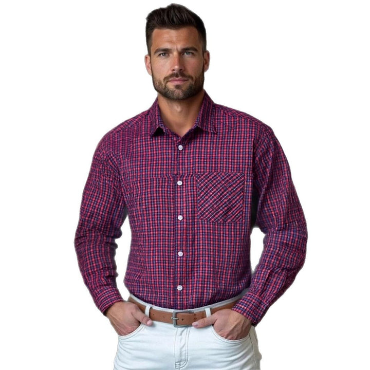 Herren Kariertes Hemd Aliams