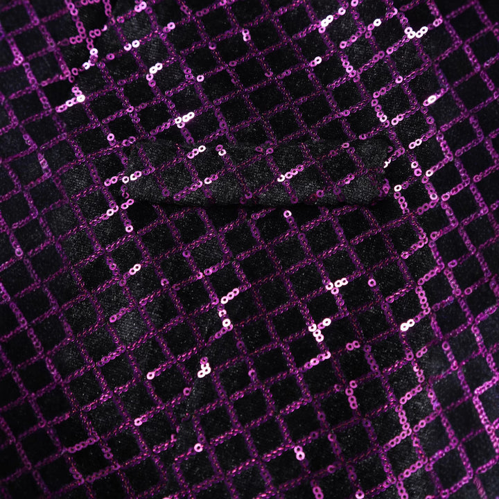 Herren schimmernder Pailletten Blazer mit modernem Design Aliams