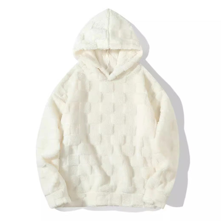 Herren Kapuzenpullover aus weichem Mikrofleece mit strukturiertem Design Aliams