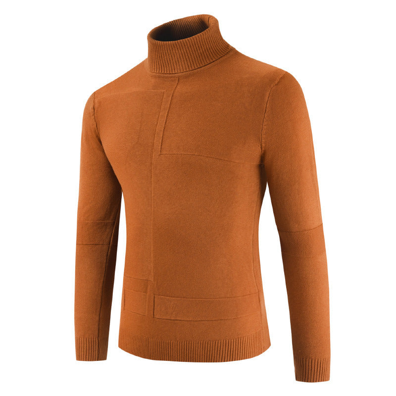 Herren Rollkragenpullover aus weichem Strickmaterial mit modernem Design Aliams