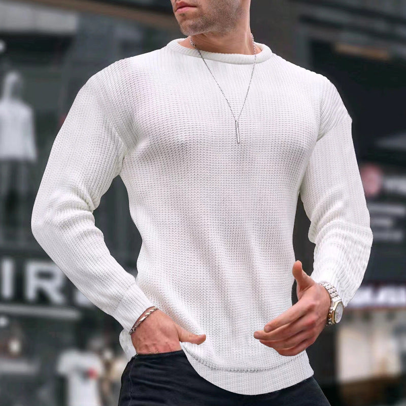 Herren Strickpullover mit strukturiertem Muster Aliams