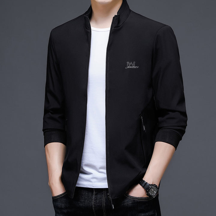 Herren sportliche Jacke mit elastischen Einsätzen und atmungsaktivem Material Aliams