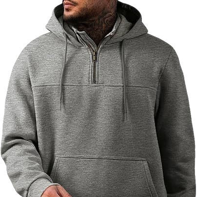 Herren Kapuzenpullover mit praktischem Reißverschluss und Seitentaschen Aliams