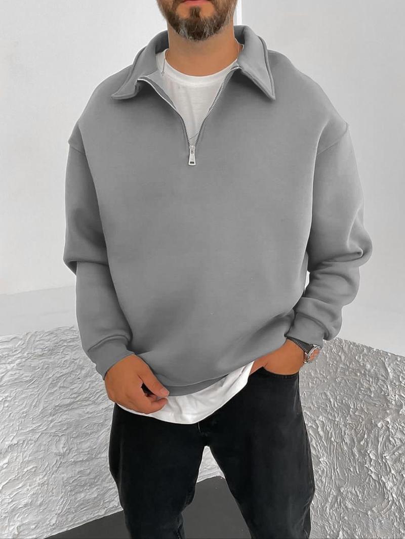 Herren Sweatshirt mit Stehkragen Aliams