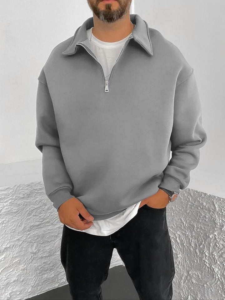 Herren Sweatshirt mit Stehkragen Aliams