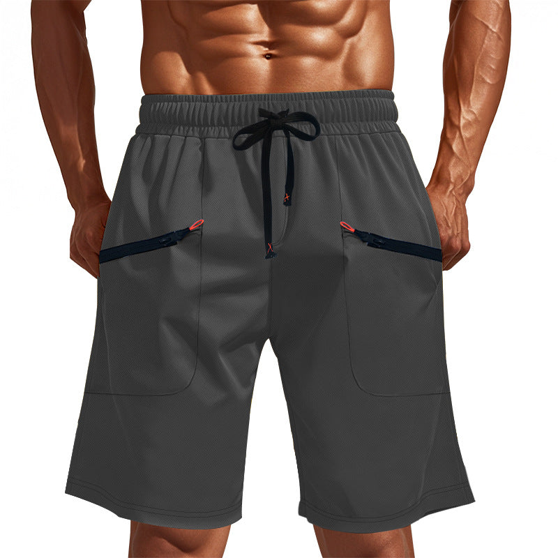 Herren Sportliche Shorts mit vielseitigen Taschen und elastischem Bund Aliams