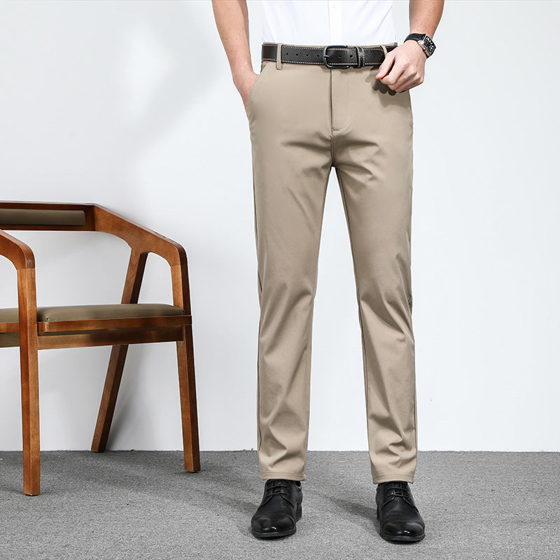 Herren elegante Business-Hose mit schmalem Schnitt und dehnbarem Material Aliams