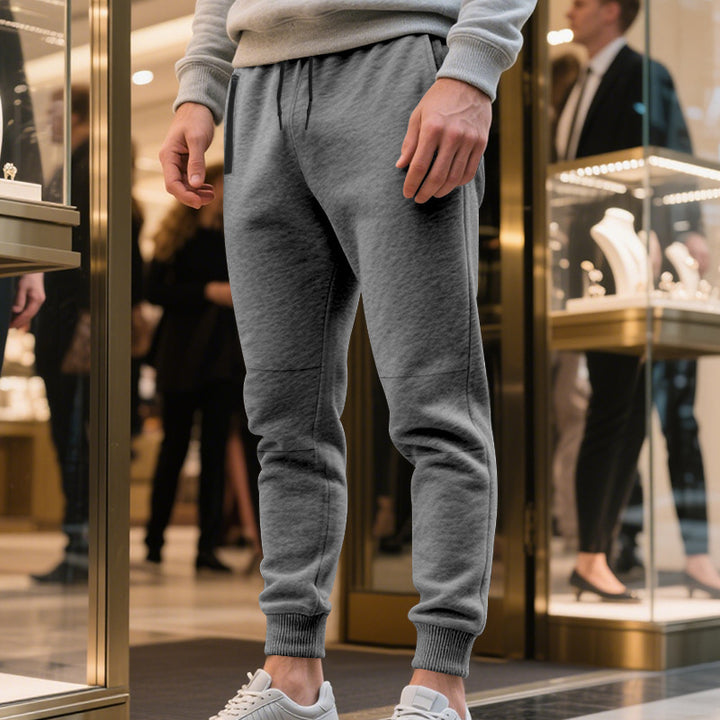 Herren Sportliche Jogginghose mit elastischem Bund und praktischen Taschen Aliams