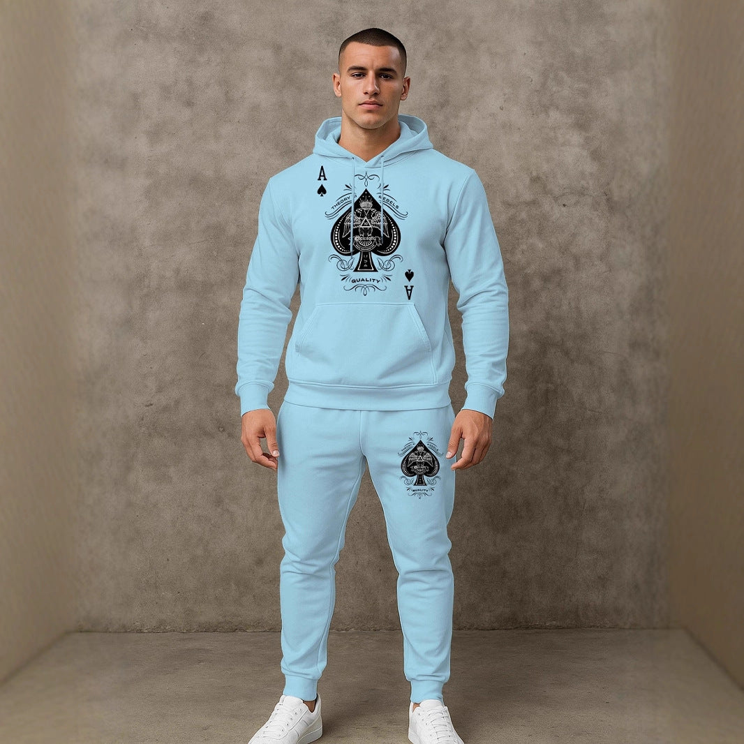 Herren Sportlicher Hoodie mit grafischem Design Aliams