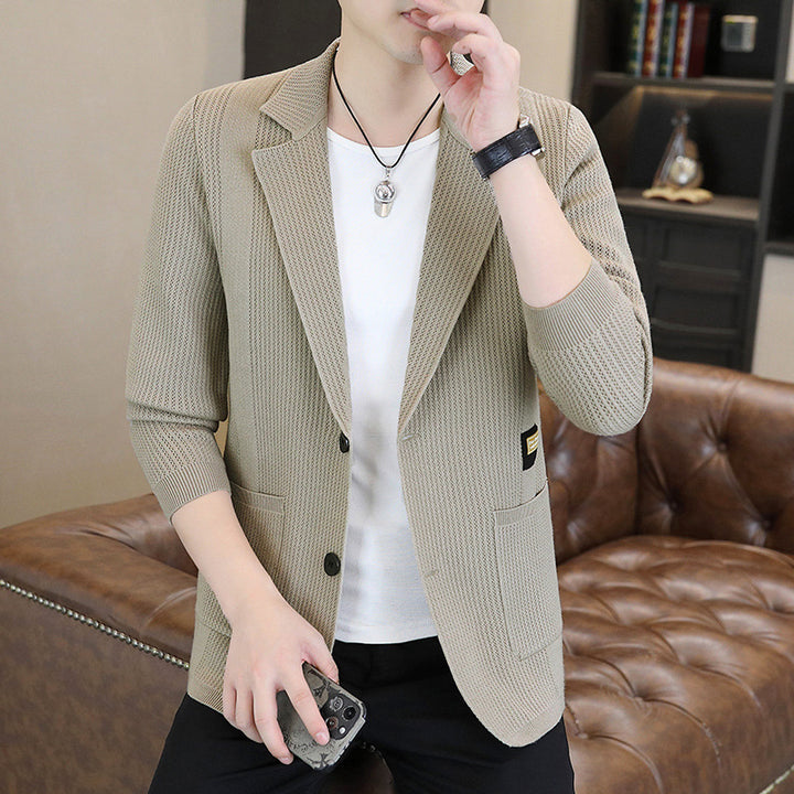 Herren eleganter Kurzarm-Blazer Aliams