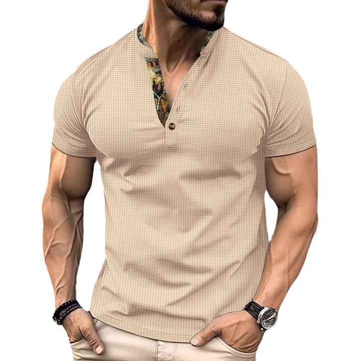 Herren Kurzarm Poloshirt mit hochwertigem Kragen Aliams