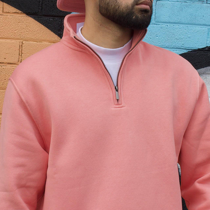 Herren sportliches Sweat-Set mit Stehkragen Aliams