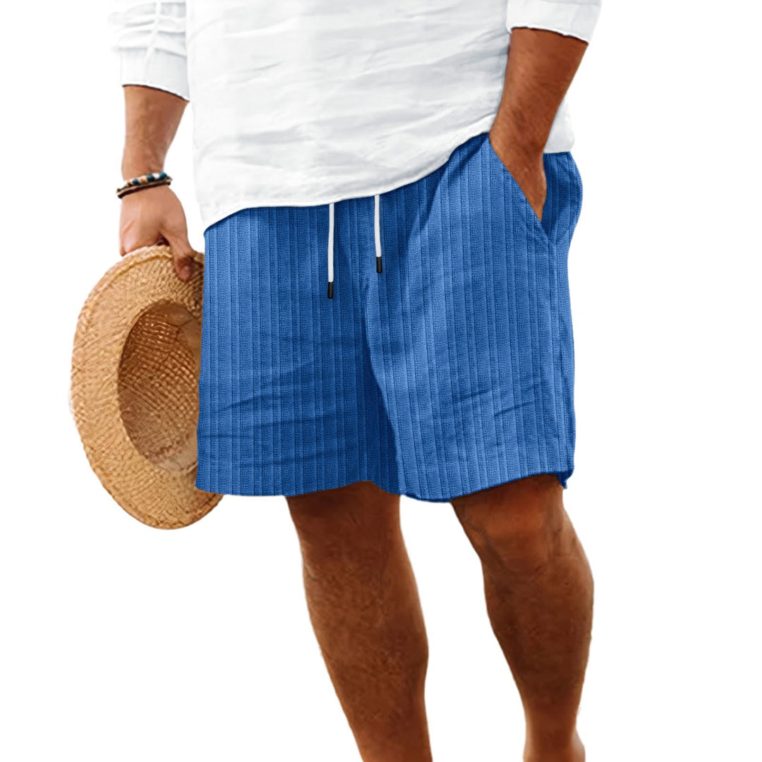 Herren Freizeit Strand Shorts mit dehnbarem Kordelzug Aliams