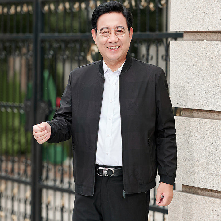 Herren Freizeitjacke mit moderner Passform und praktischen Reißverschlusstaschen Aliams