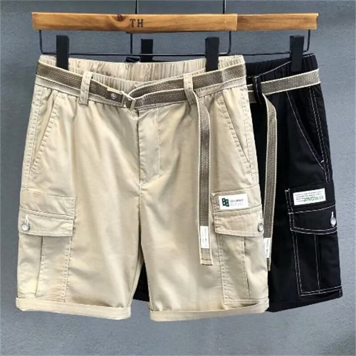 Herren Cargo-Shorts mit praktischen Seitentaschen und verstellbarem Bund Aliams