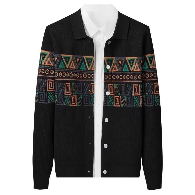 Damen Jacke mit einzigartigem geometrischem Muster Aliams