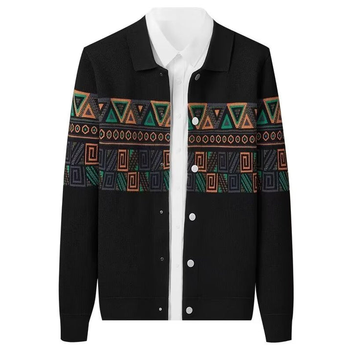 Damen Jacke mit einzigartigem geometrischem Muster Aliams