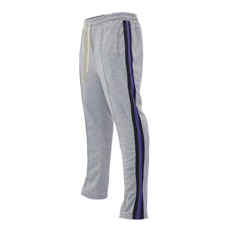 Herren sportliche Sweatpants mit seitlichen Kontraststreifen Aliams