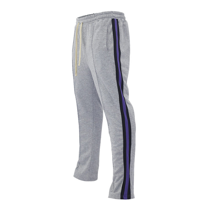 Herren sportliche Sweatpants mit seitlichen Kontraststreifen Aliams