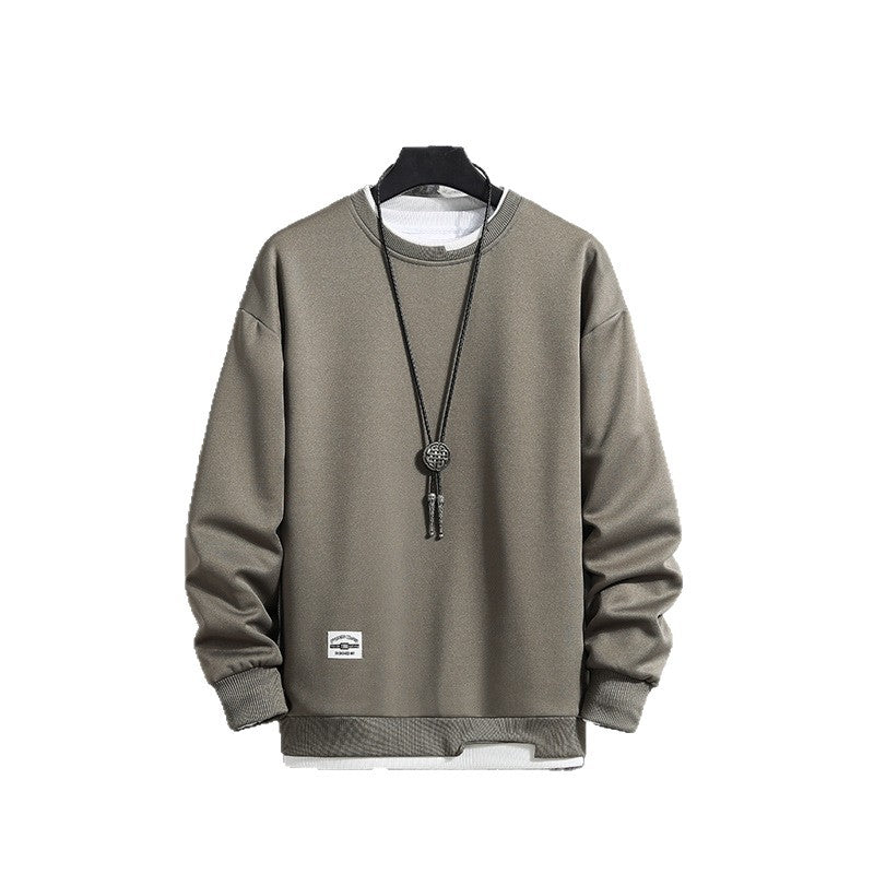 Herren Sportlicher Langarm-Pullover Aliams