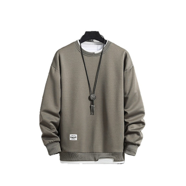 Herren Sportlicher Langarm-Pullover Aliams