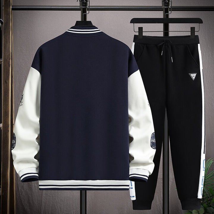 Herren Sportliches Hoodie-Set mit stylischen Grafiken und komfortabler Passform Aliams